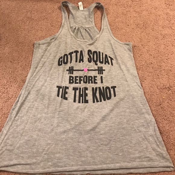 bride workout tank
